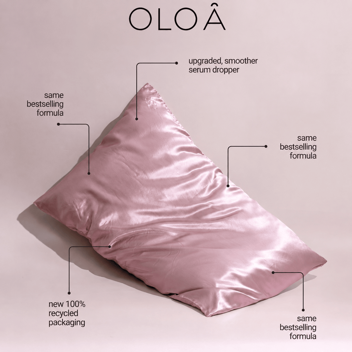 Blush Rose Silk Pillowcase