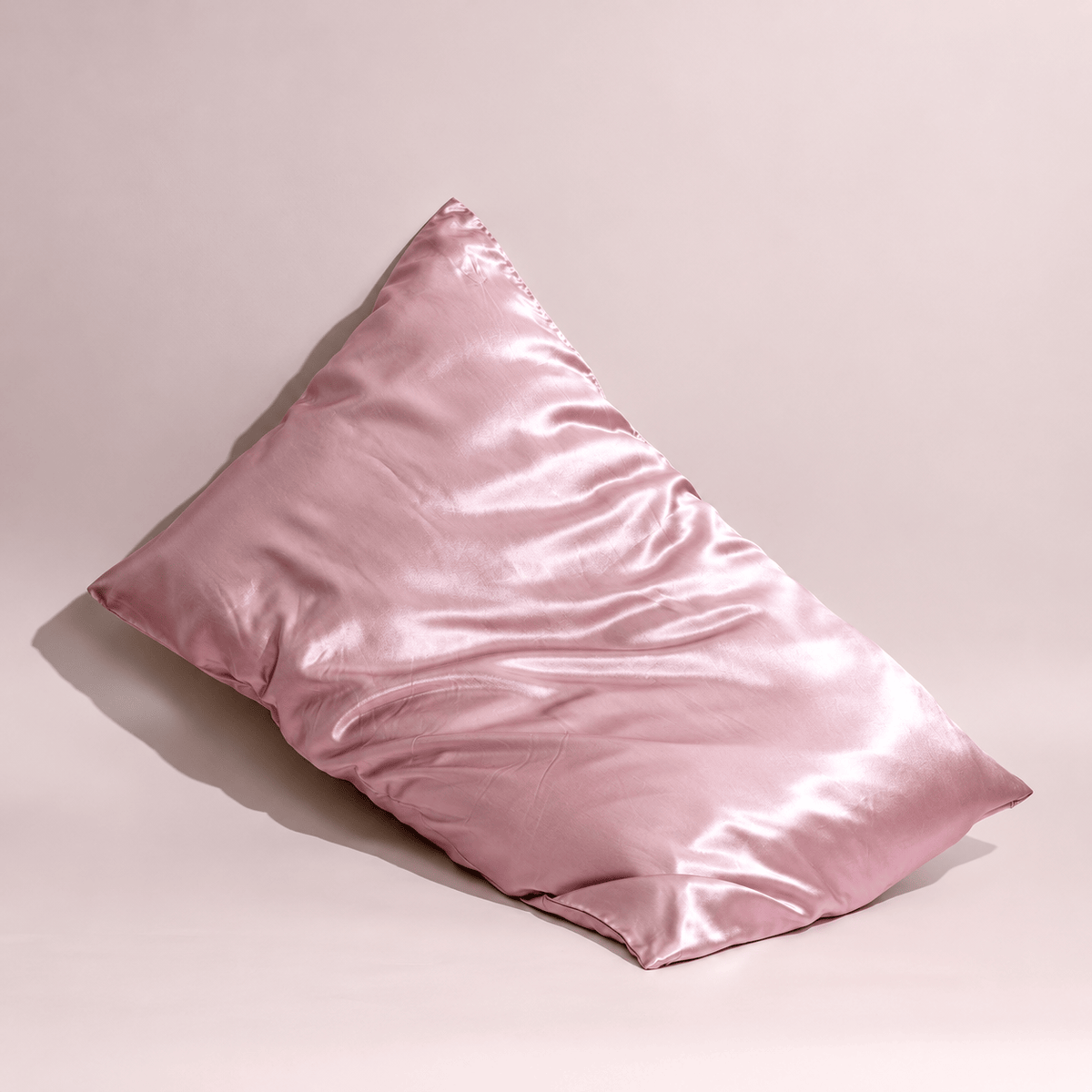 Blush Rose Silk Pillowcase