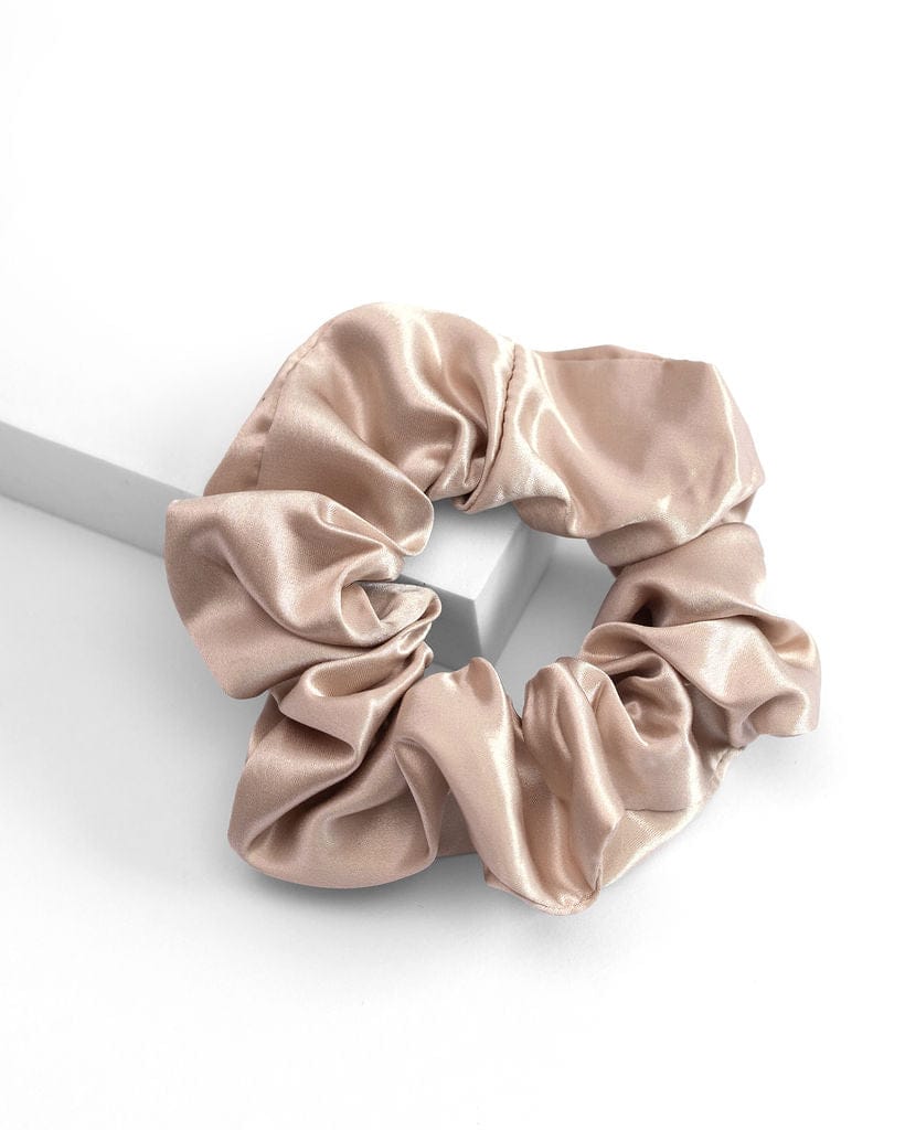 Champagne Silk Scrunchie