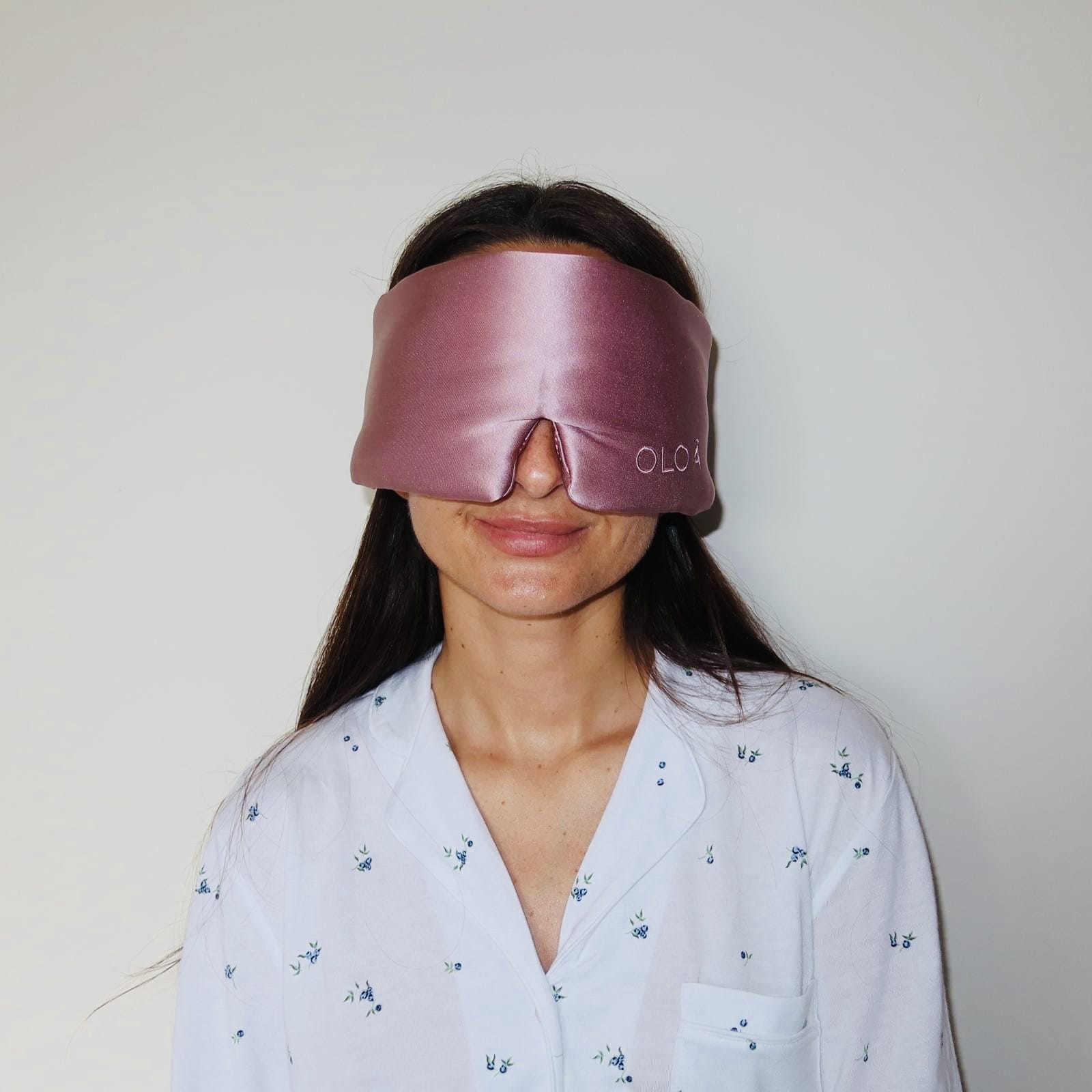 Blush Pink 3D Silk Mask