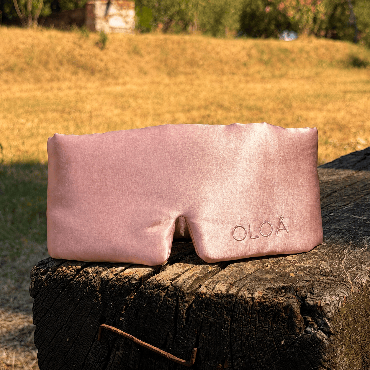 Blush Pink Silk Sleep Mask