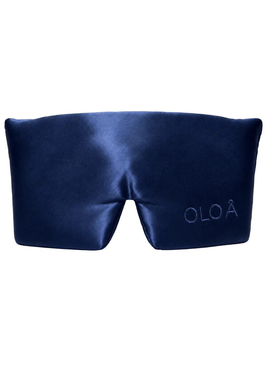 Midnight Navy Silk Sleep Mask
