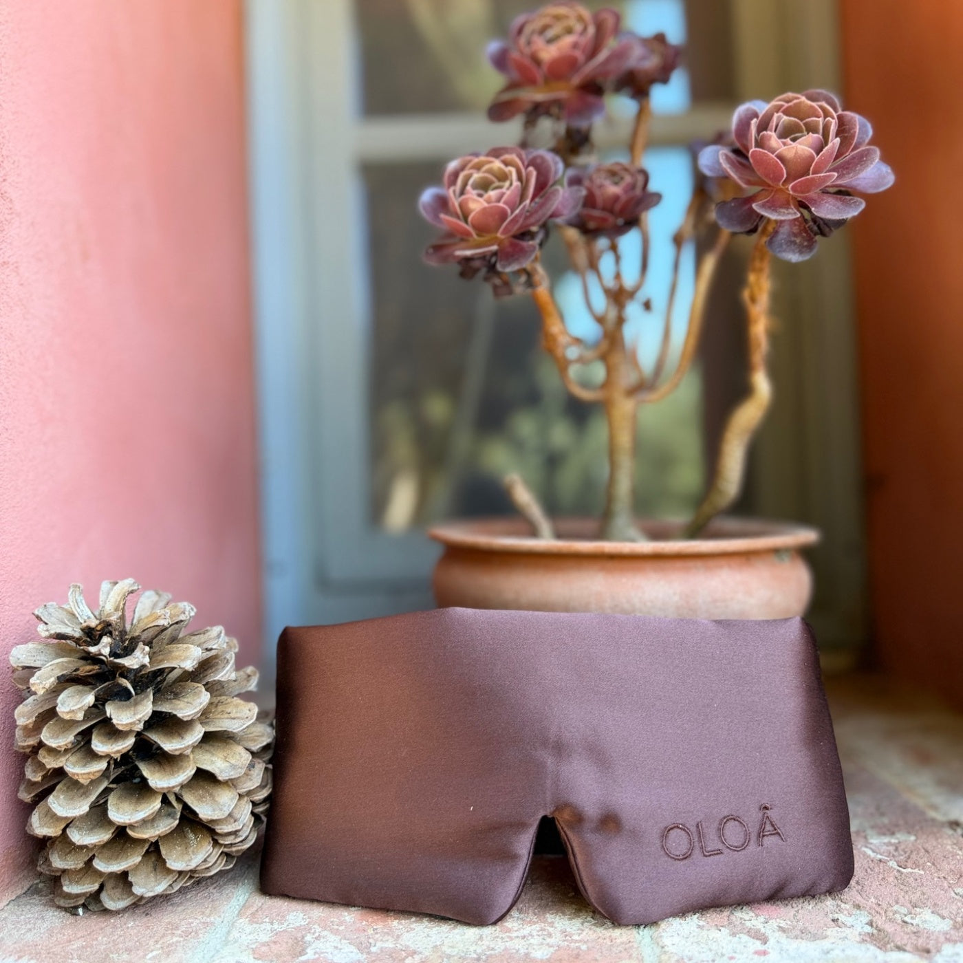 Mulberry Silk Sleep Mask - Chocolate Glow