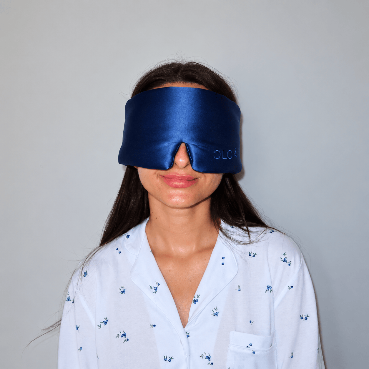 Midnight Navy 3D Silk Mask