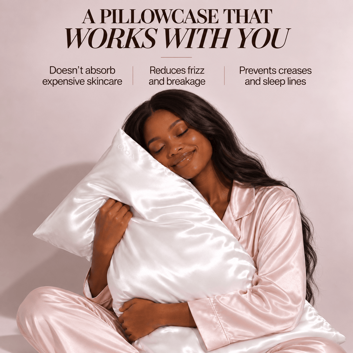 Ivory Pearl Silk Pillowcase