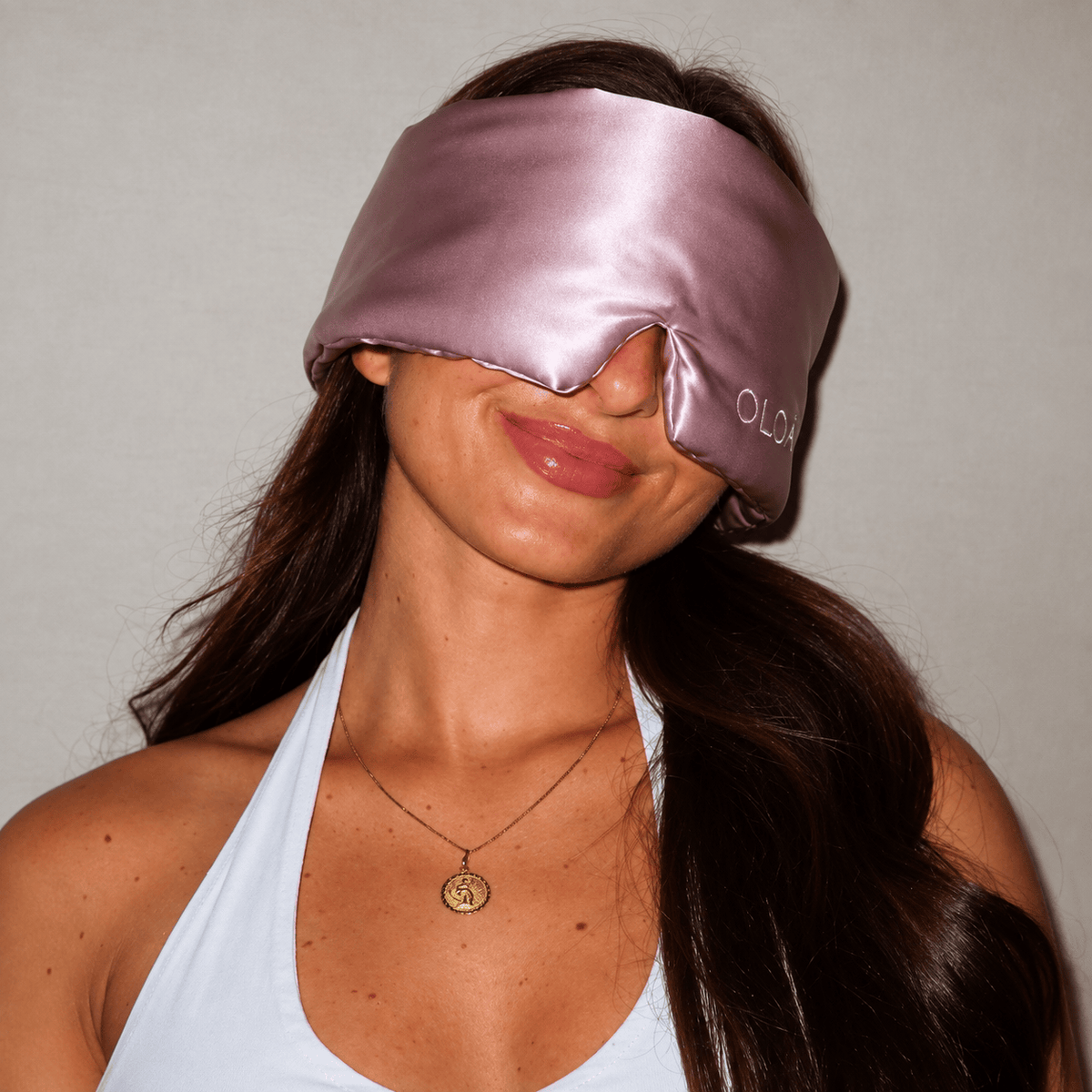 Blush Pink Silk Sleep Mask