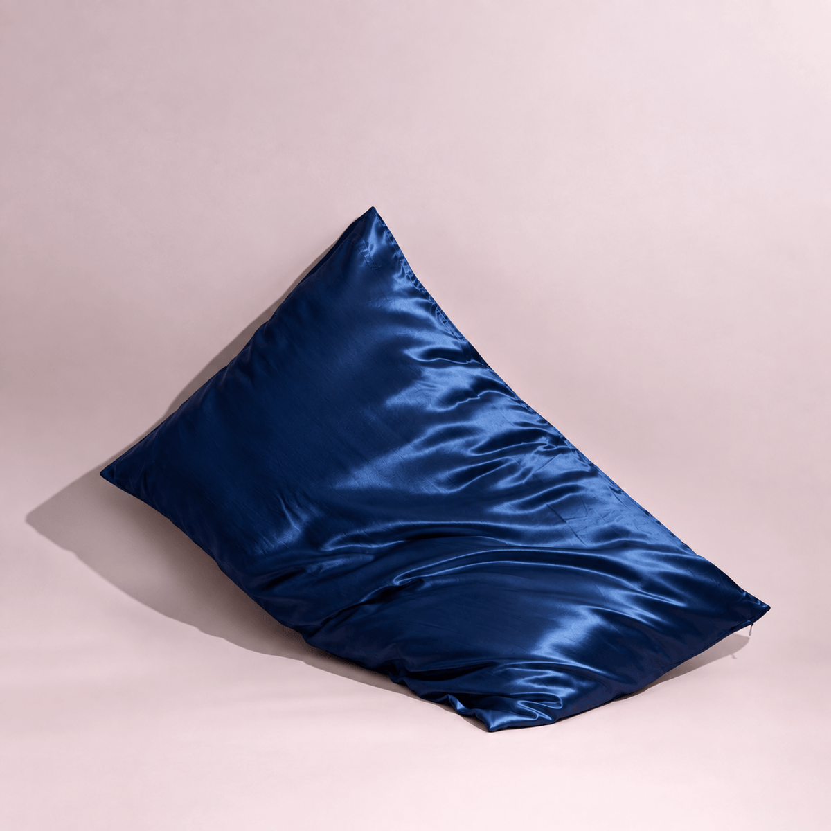 Midnight Navy Silk Pillowcase