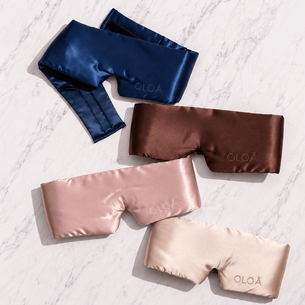 Midnight Navy Silk Sleep Mask
