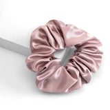 Blush Pink Silk Scrunchie