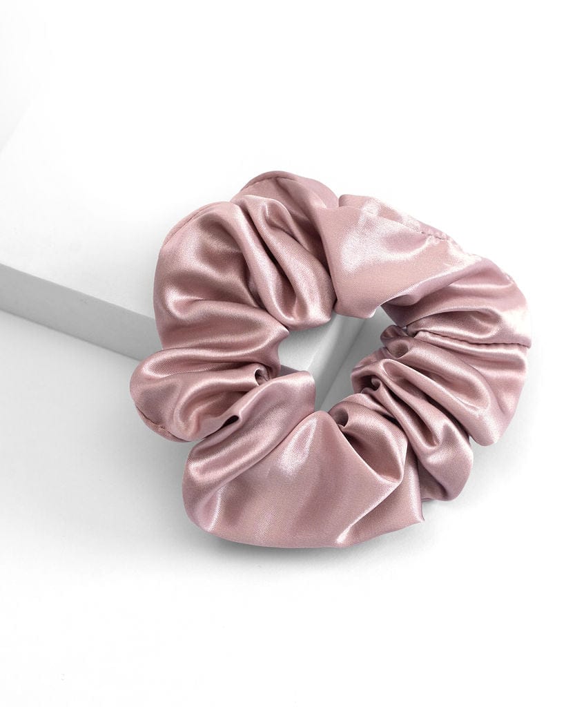 Blush Pink Silk Scrunchie