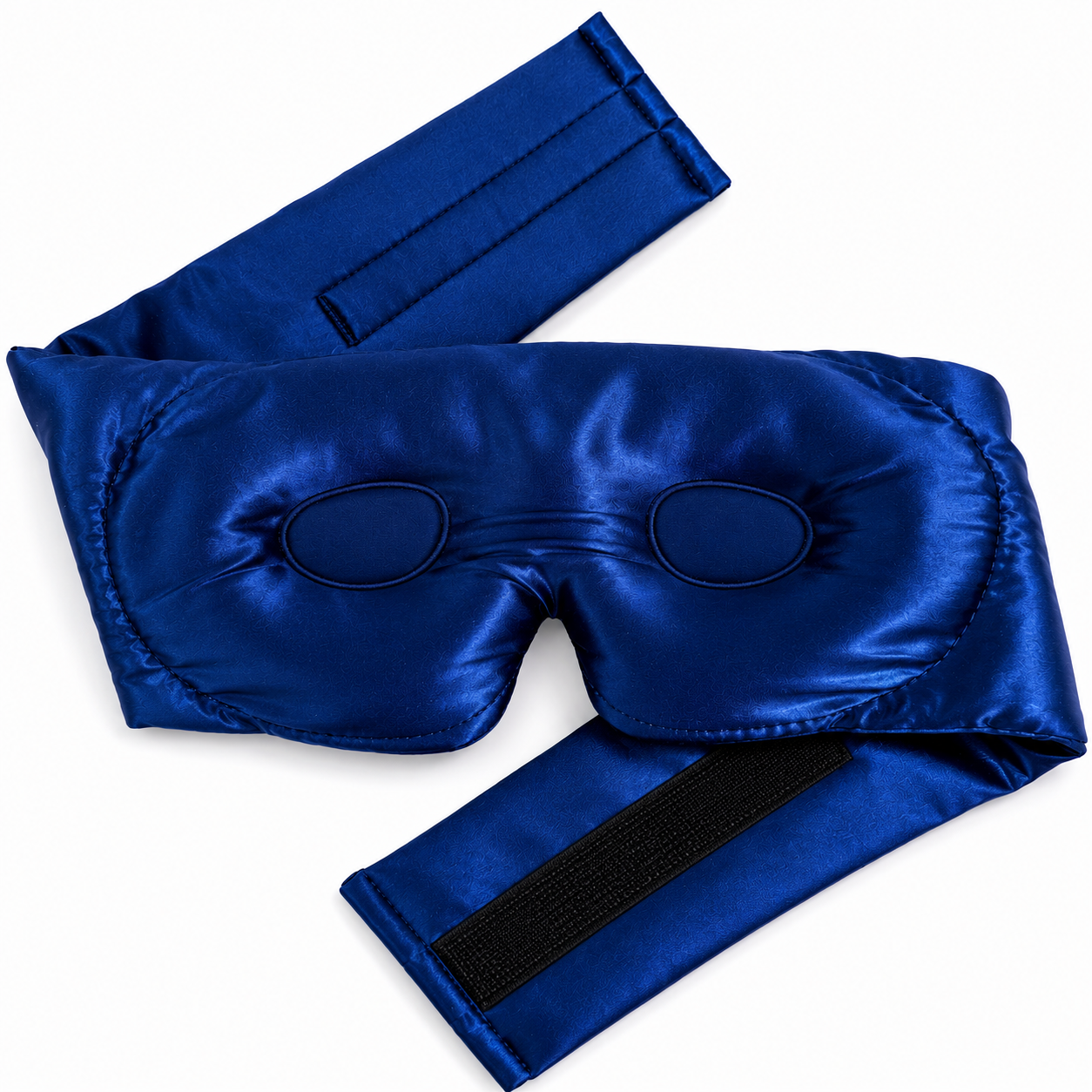 3D Mulberry Silk Lash Protect Sleep Mask - Midnight Navy