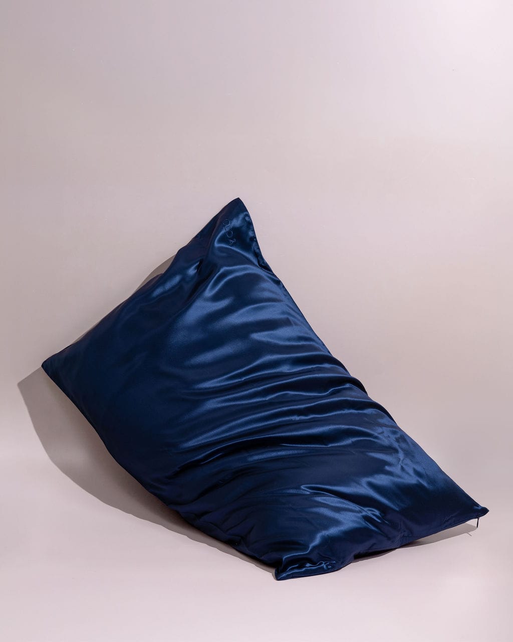 Midnight Navy Silk Pillowcase