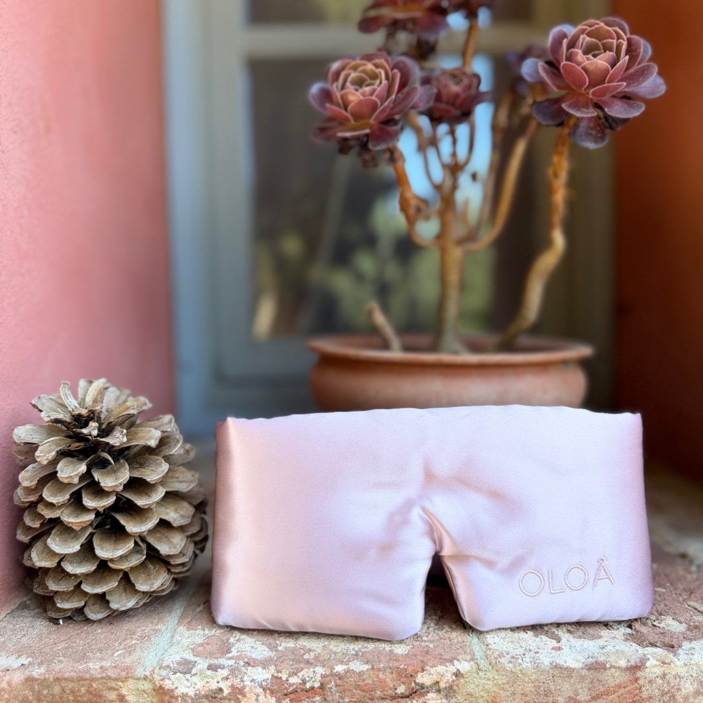 Mulberry Silk Sleep Mask - Blush Pink