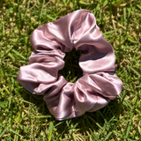 Mulberry Silk Scrunchies - Blush Pink